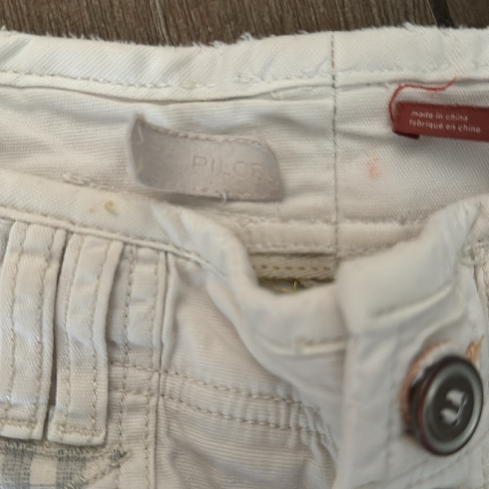 Anthropologie Pilcro The Wanderer Pant Patchwork Painter Paint Size 26 - Picture 7 of 7